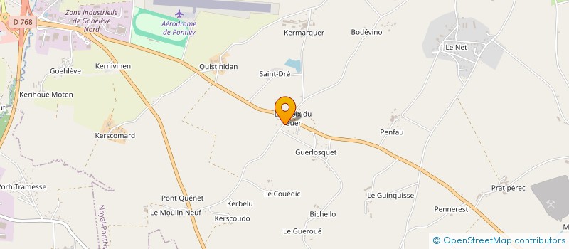 localisation de l'entreprise SCI BEAU SOLEIL  NOYAL-PONTIVY