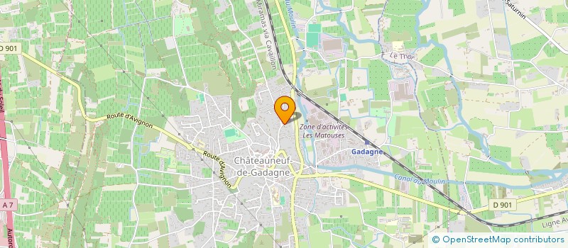 localisation de l'entreprise SCI BEAU SOLEIL  CHATEAUNEUF-DE-GADAGNE