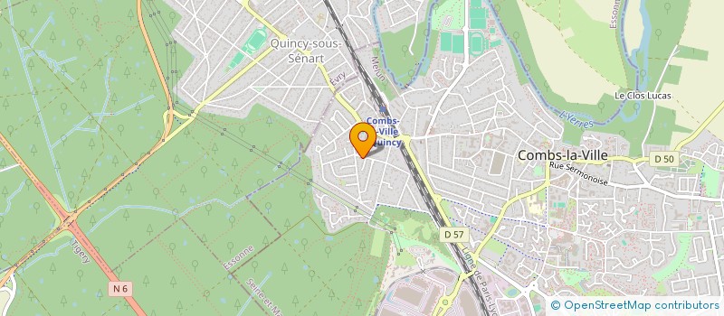 localisation de l'entreprise SCI BEAU SOLEIL  COMBS-LA-VILLE