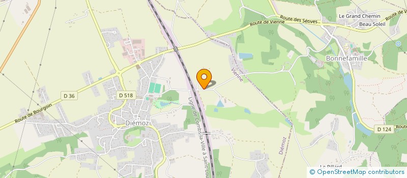 localisation de l'entreprise SCI BEAU SOLEIL  DIEMOZ