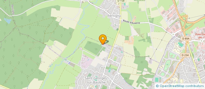 localisation de l'entreprise SCI BEAU SOLEIL JOLIE BERGE  SAINT-GEORGES-SUR-BAULCHE