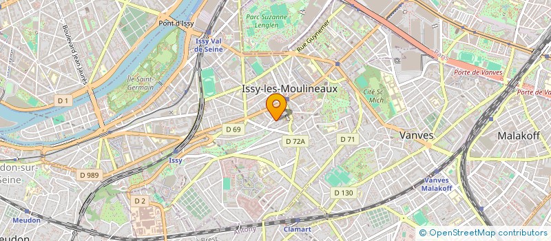 localisation de l'entreprise SCI BEAU SOUCI à ISSY LES MOULINEAUX