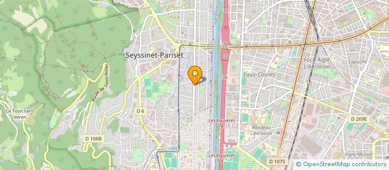 localisation de l'entreprise SCI BEAU SOURIRE  SEYSSINET-PARISET