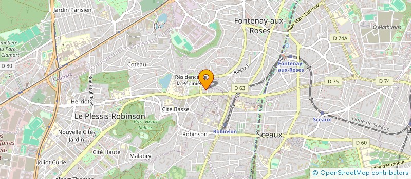 localisation de l'entreprise SCI BEAU SOURIRE à LE PLESSIS-ROBINSON