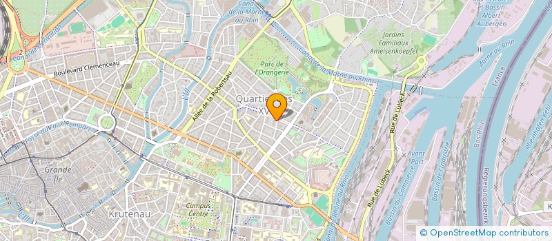 localisation de l'entreprise SCI BEAU TEMPS  STRASBOURG