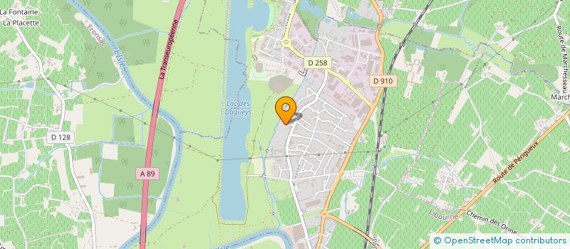 localisation de l'entreprise SCI BEAU VALLON  LIBOURNE