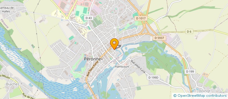 localisation de l'entreprise SCI BEAUBOIS à PERONNE