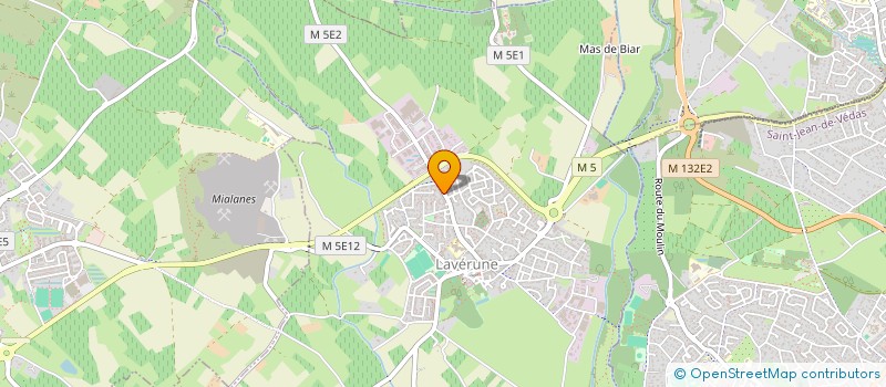 localisation de l'entreprise SCI BEAUBOIS  LAVERUNE