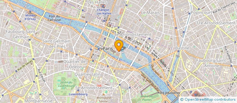 localisation de l'entreprise SCI BEAUBOURG  PARIS