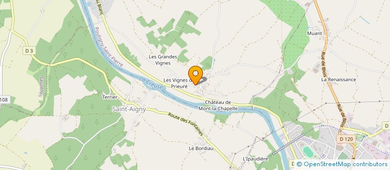 localisation de l'entreprise SCI BEAUBRUN à POULIGNY-SAINT-PIERRE