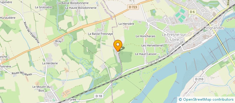 localisation de l'entreprise SCI BEAUBUISSON  MONTRELAIS