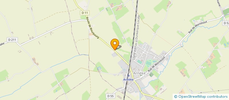 localisation de l'entreprise SCI BEAUCAMP  ZEGERSCAPPEL