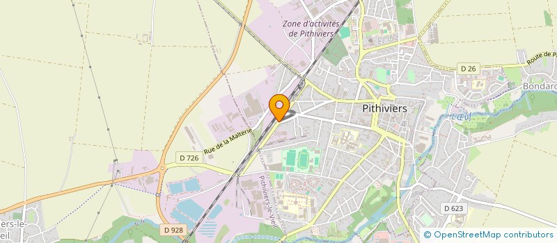 localisation de l'entreprise SCI BEAUCE GATINAIS IMMOBILIER  PITHIVIERS