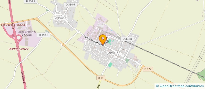 localisation de l'entreprise SCI BEAUCE VENDEE à JANVILLE-EN-BEAUCE