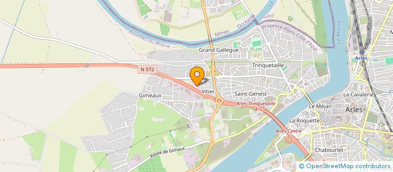 localisation de l'entreprise SCI BEAUCEL à ARLES
