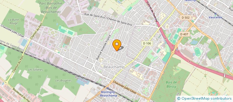 localisation de l'entreprise SCI BEAUCHAMP  BEAUCHAMP