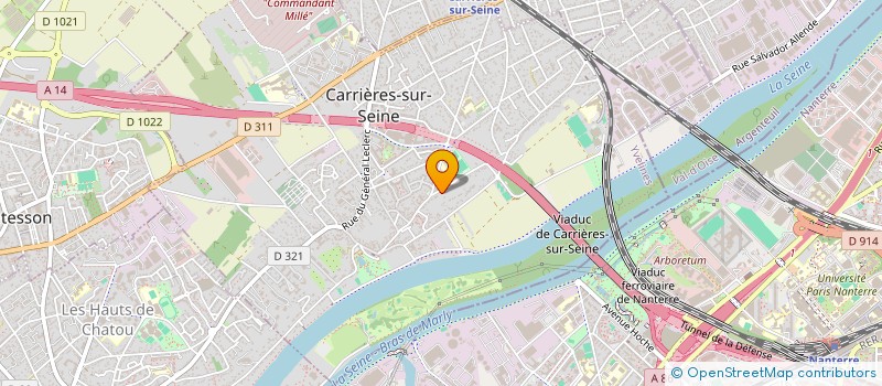 localisation de l'entreprise SCI BEAUCHAMP  CARRIERES-SUR-SEINE