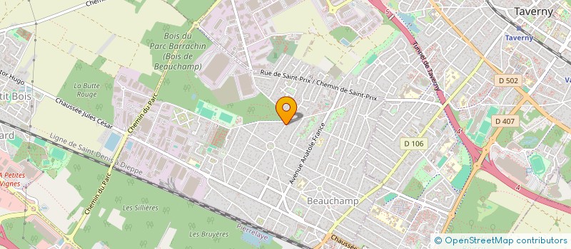 localisation de l'entreprise SCI BEAUCHAMP HILLS  BEAUCHAMP