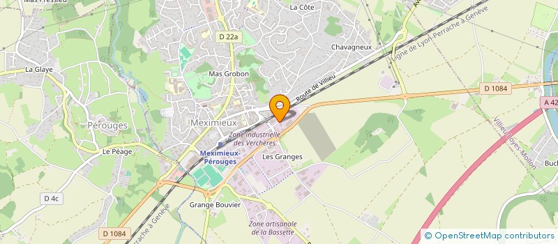 localisation de l'entreprise SCI BEAUCHASSIS à MEXIMIEUX