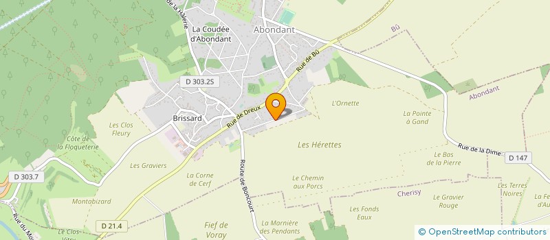 localisation de l'entreprise SCI BEAUCHENE à BOUTIGNY-PROUAIS
