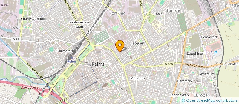 localisation de l'entreprise SCI BEAUCHENE  REIMS