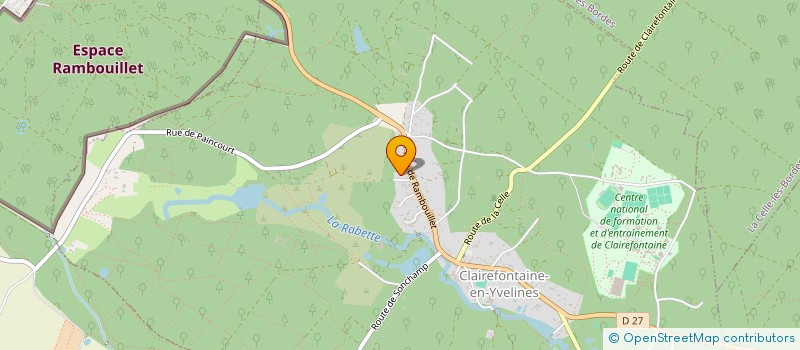 localisation de l'entreprise SCI BEAUCHESNE  CLAIREFONTAINE-EN-YVELINES