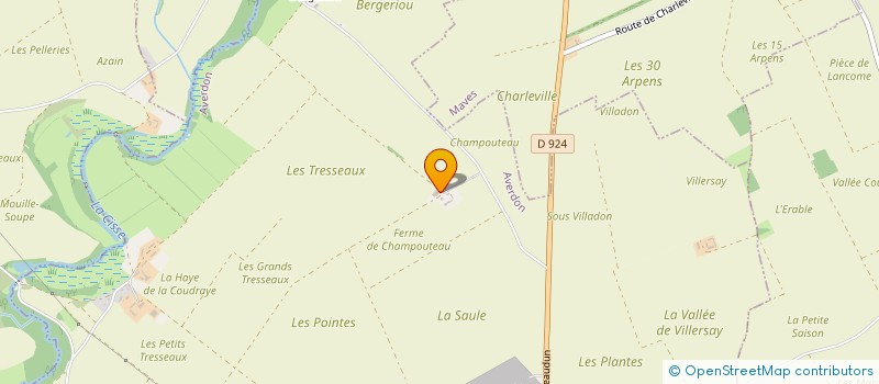 localisation de l'entreprise SCI BEAUCIM  AVERDON