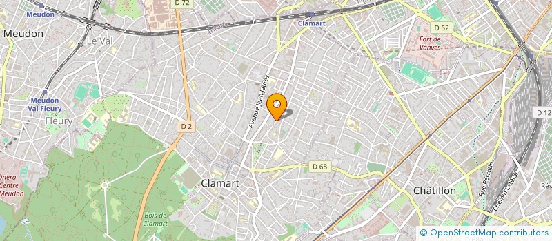 localisation de l'entreprise SCI BEAUCLAMART  CLAMART