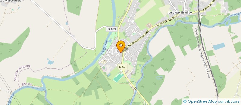 localisation de l'entreprise SCI BEAUD  BRIOLLAY