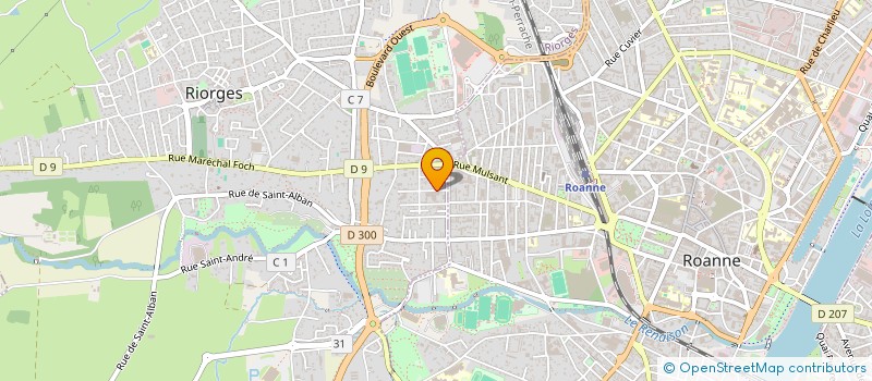 localisation de l'entreprise SCI BEAUDET à RIORGES