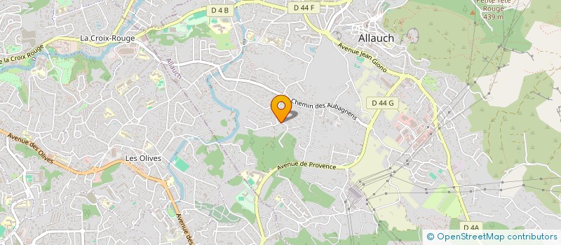 localisation de l'entreprise SCI BEAUDINARD  ALLAUCH