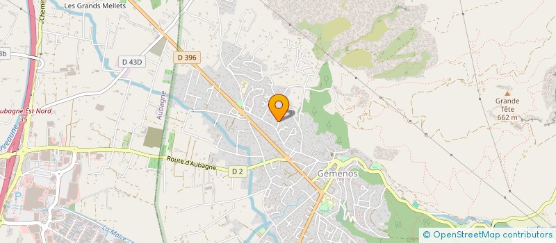 localisation de l'entreprise SCI BEAUDINARD  GEMENOS