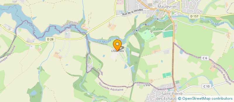 localisation de l'entreprise SCI BEAUDOIN  MAULEVRIER