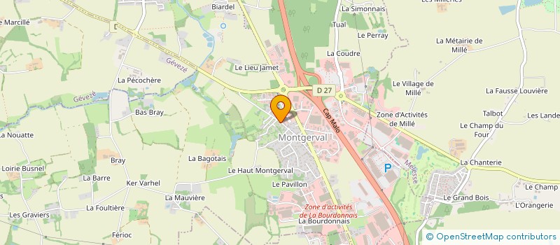 localisation de l'entreprise SCI BEAUDOIN-BONAMY  MELESSE