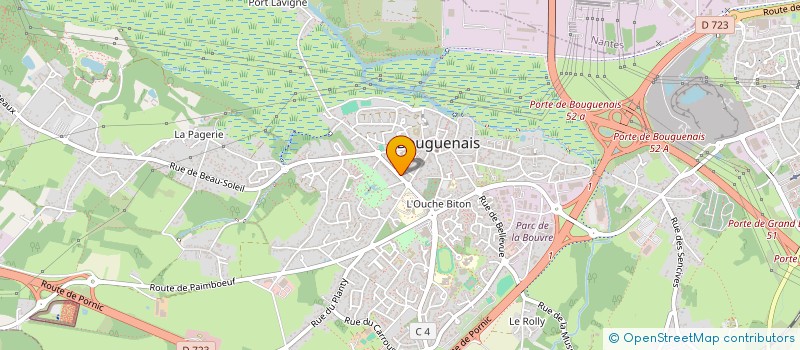 localisation de l'entreprise SCI BEAUDOUIN à BOUGUENAIS