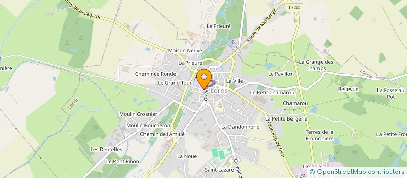 localisation de l'entreprise SCI BEAUDOUIN  LORRIS