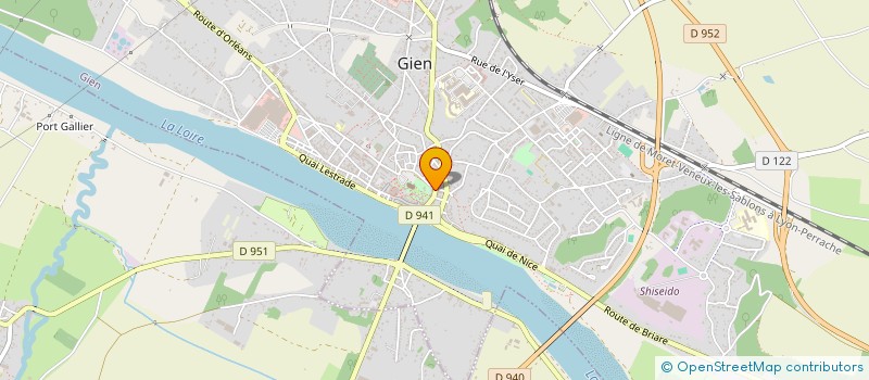 localisation de l'entreprise SCI BEAUDRY-LECLERC  GIEN