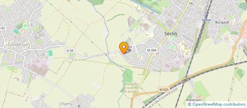 localisation de l'entreprise SCI BEAUFAUCHET  SECLIN