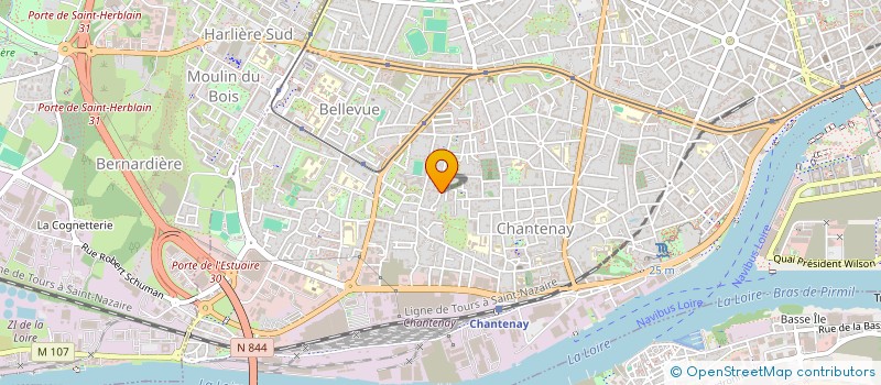localisation de l'entreprise SCI BEAUFILS-MAHE  NANTES