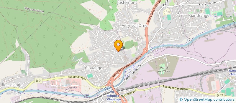 localisation de l'entreprise SCI BEAUGENCY  CLOUANGE