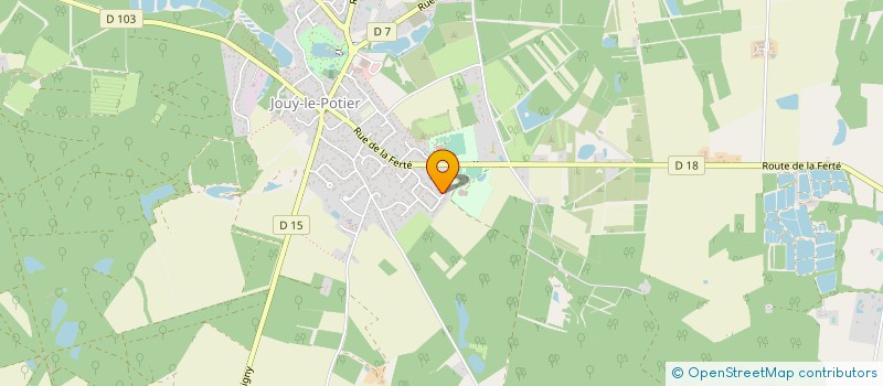 localisation de l'entreprise SCI BEAUGRAND ET LAMBORAY à JOUY-LE-POTIER