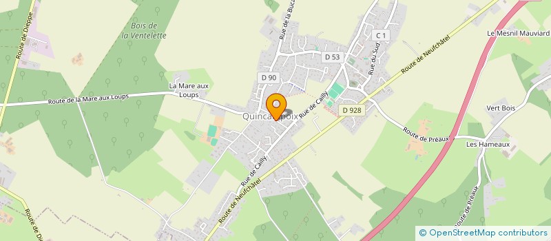 localisation de l'entreprise SCI BEAUGRAND-ROUGERON  QUINCAMPOIX