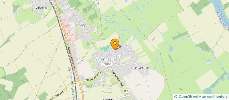 localisation de l'entreprise SCI BEAUGRENIER  VARENNES-LE-GRAND