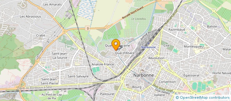 localisation de l'entreprise SCI BEAUHAIRE MATTHIEU à NARBONNE