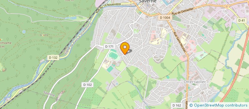 localisation de l'entreprise SCI BEAUJARD  SAVERNE