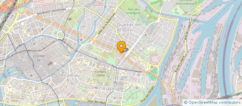 localisation de l'entreprise SCI BEAUJARD  STRASBOURG