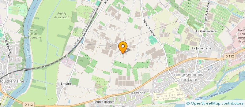 localisation de l'entreprise SCI BEAUJEAN  STE GEMMES SUR LOIRE