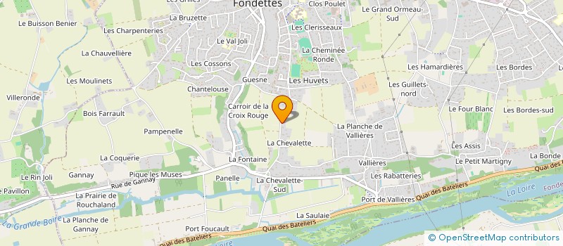 localisation de l'entreprise SCI BEAUJEAN-DEVOYON à FONDETTES