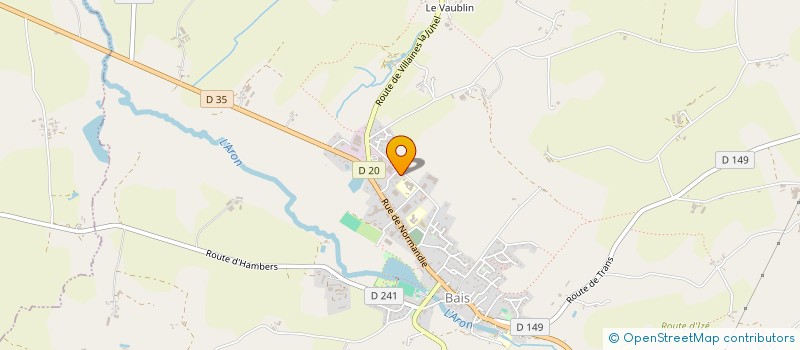 localisation de l'entreprise SCI BEAUKING  BAIS