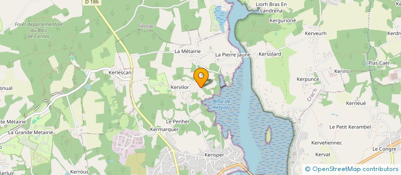 localisation de l'entreprise SCI BEAULIER BOTHEREL  LA TRINITE-SUR-MER